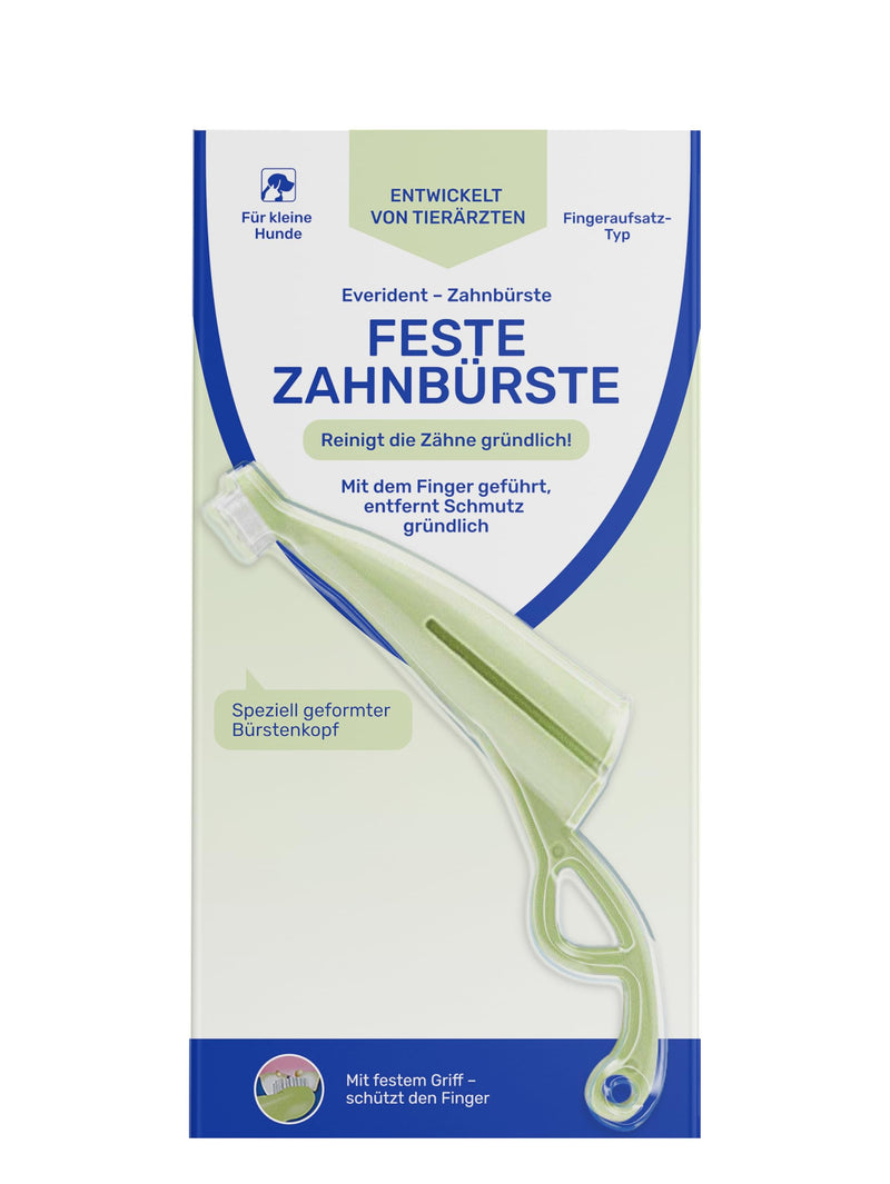 Anatomical Dog Toothbrush | Dental Care Dog with Soft Nylon Bristles | Plaque Removal | Dental Hygiene Training | For Small Breed Dogs For small breeds