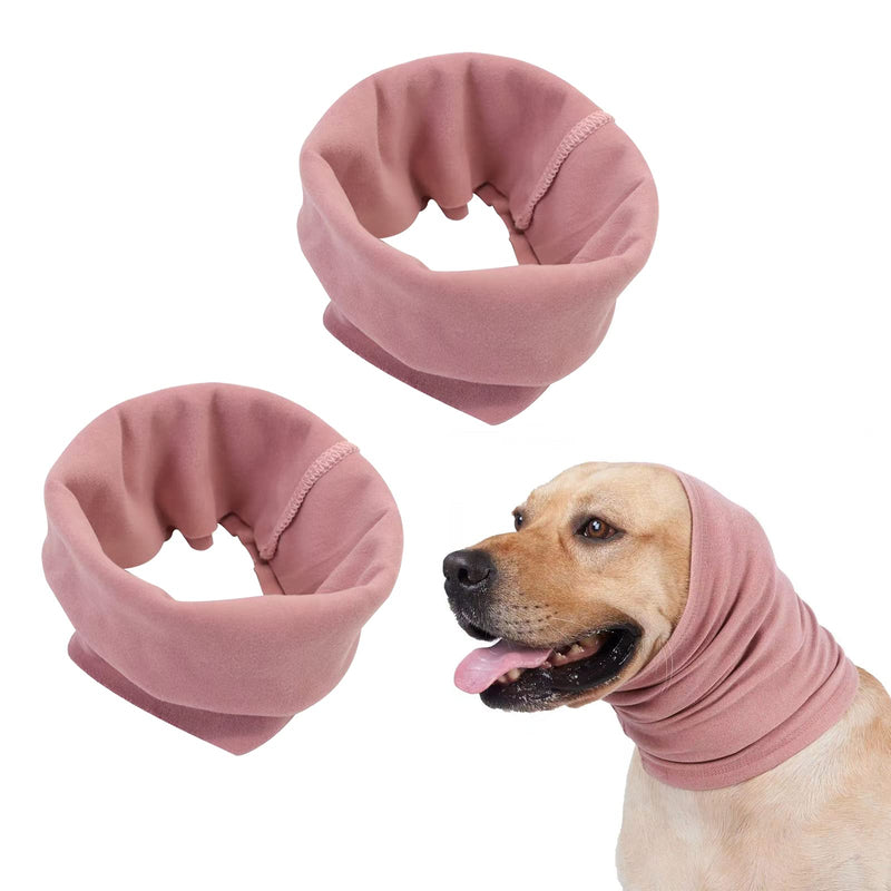 Earmuffs for Dogs, Pack of 2 Soft Cotton Material Earmuffs Head Cover Dog Hearing Protection to Keep Warm Beauty Noise Reduction Relaxation (Medium)