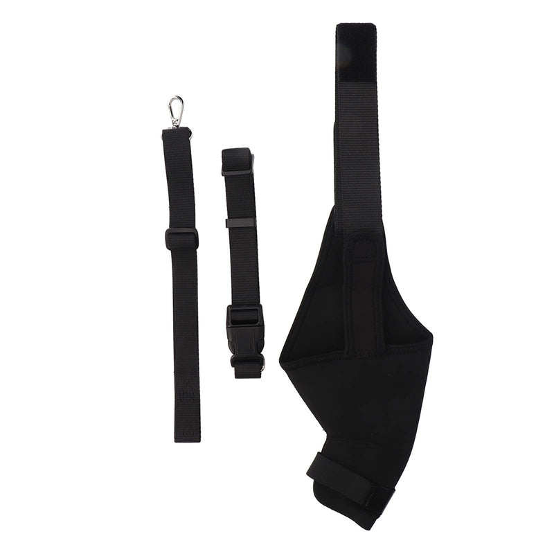 Qcwwy Dog Knee Braces for Hind Leg, Dog Rear Leg Orthotics for Dogs with ACL Kneecap Dislocation, Arthritis, Breathable, Comfortable Dog Joint Protection (M Right Leg)