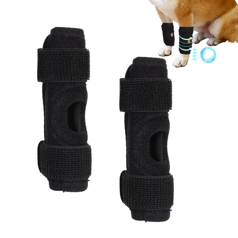 KINBOM Bandage for Dogs Front Leg, Dog Bandage Front Leg Dog Front Leg Support with Metal Bars Dog Front Leg Support to Support the Wrist ACL Tear Wound Protection (Size L)