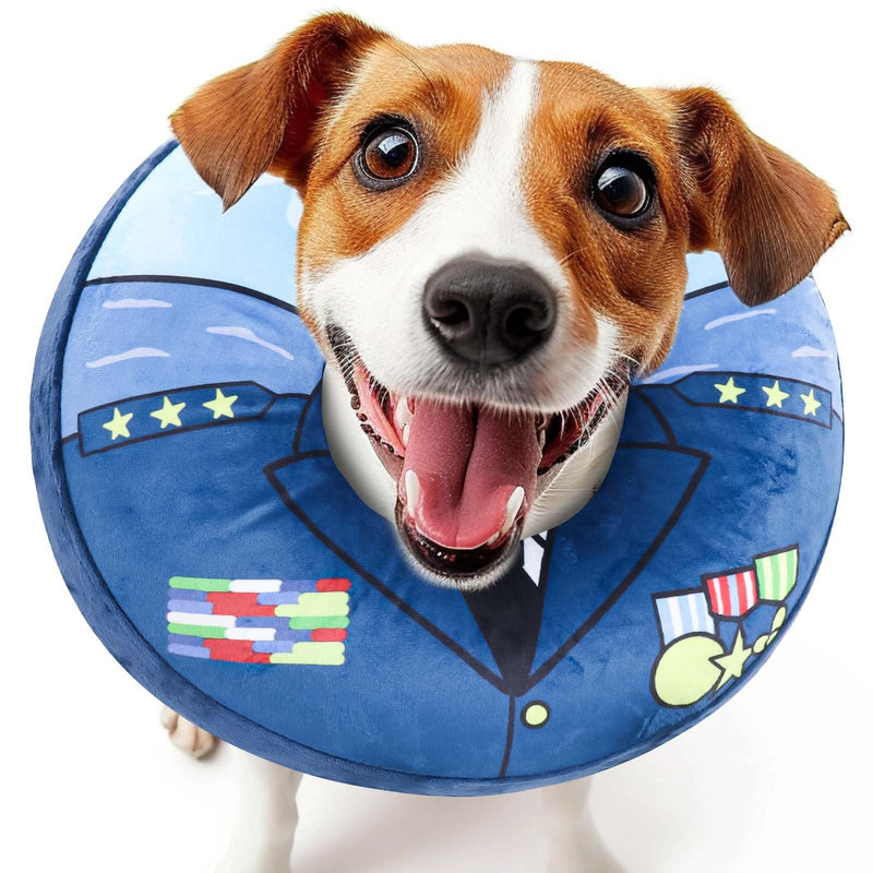 Dog & Cat Collar, Comfortable Lick Protection, Adjustable Dog Collar for Recovery After Surgery or Wounds for Dogs, L large / 1