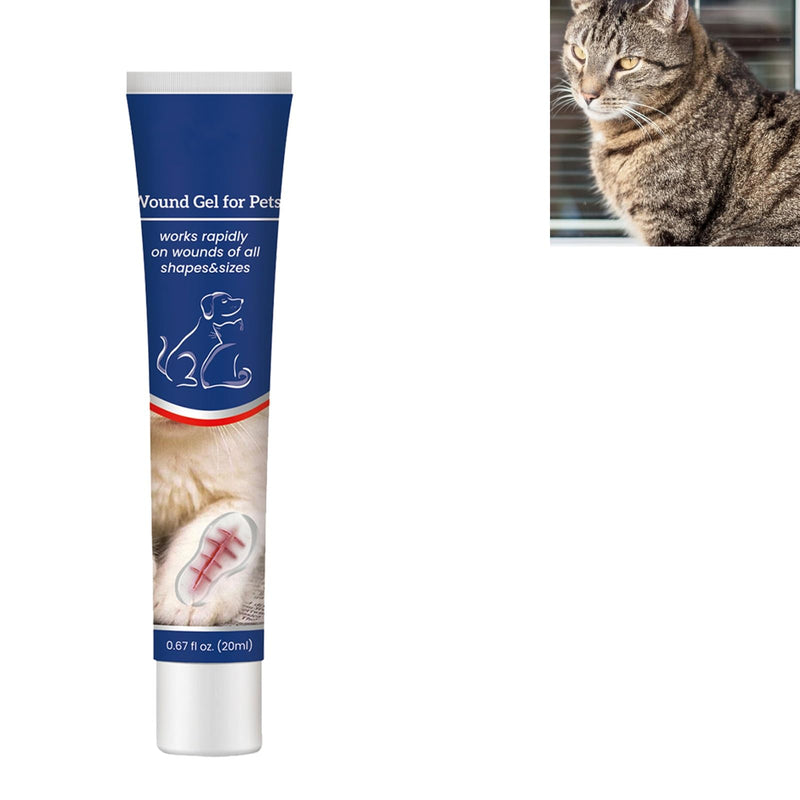Wound Care Gel for Dogs and Cats, Wound Ointment for Dogs and Cats, Liquid Bandling for Pets, Pet Wound Care Gel, Wound Spray Dog, Wound Gel for Cats, Cats Wound Ointment, 20 ml