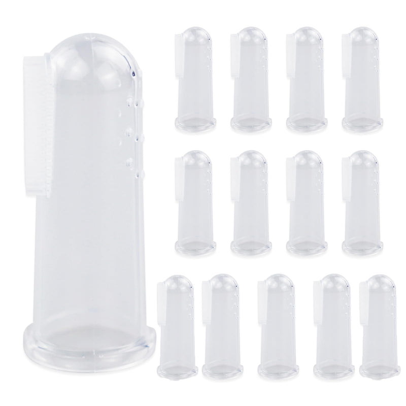 Pack of 14 Soft Silicone Pet Toothbrushes Toothbrush for Dogs Toothbrush for Cats Pet Cleaning