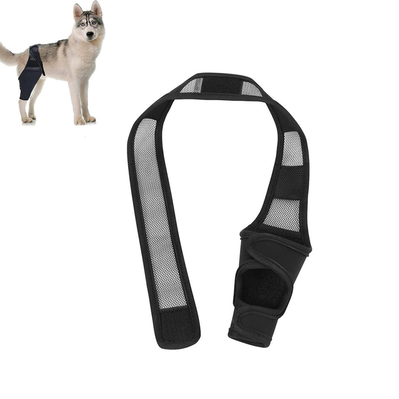 XL Lick Protection Dog Rear Leak Protection, Adjustable Lick Protection, Rear Leg Dog, Black Dog Knee Brace, Rear Leg, for Support and Protection of the Front and Rear Legs of Dogs