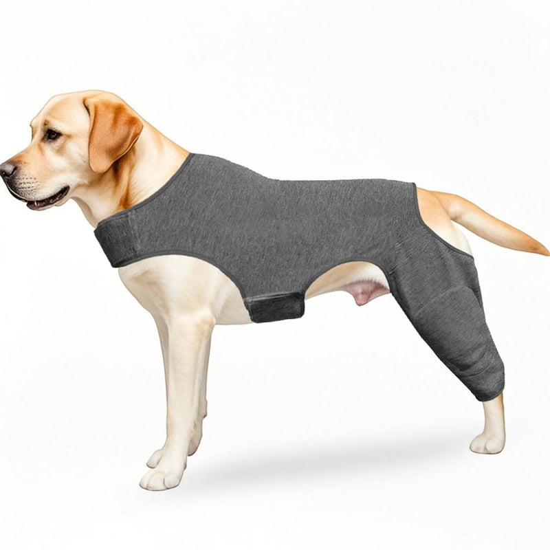 Dog Protective Suit After Surgery with Leak Protection Body for Hind Legs Alternative to E Collar, Surgical Wound Protection Recovery Aid Ideal for Post-Operative Care Mobility L