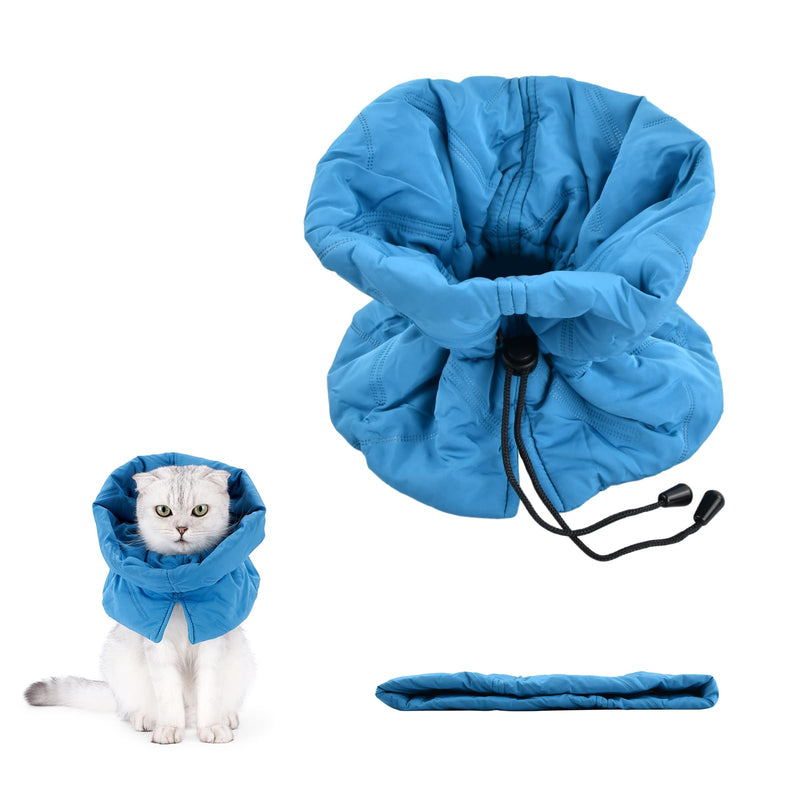 Cat Collar, SM, Cat Collar, Soft, Breathable, Adjustable, Collar, Cat Post-Op for Cats, Kittens, Prevents Licking Wounds Scratching After Surgery, Suitable for All Seasons