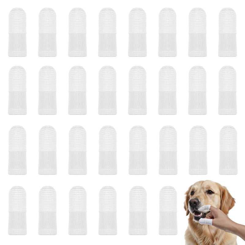 Pack of 30 Dog Toothbrush, 360º Dog Toothbrush, Finger Toothbrush, Dog Pet Toothbrush, Teeth Cleaning, Pet Toothbrush, Pet Finger Toothbrush for Dogs, Puppies, Cats
