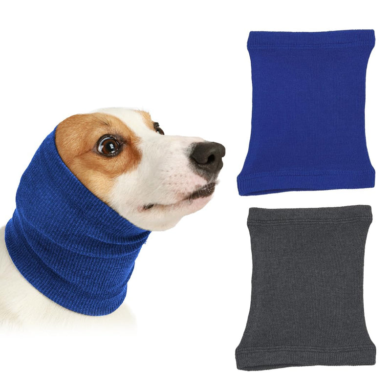 2 Pack Soothing Earmuffs for Dogs, Noise Protection, Pet Ear Flap, Head Wrap Ears, Noise Canceling Hoodie