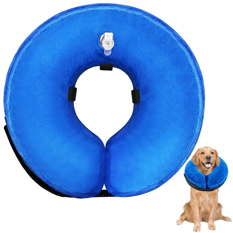 Inflatable Dog Collar, Adjustable Dog Collar, Lick Protection, Neck Collar for Dogs, Protective Collar Dog, Dog Collar, Inflatable for Recovery After Surgery or Wounds