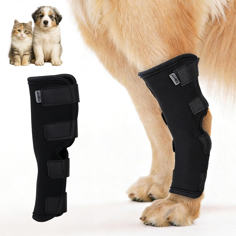 Ankle Bandage for Dogs, Pack of 2 Leak Protection, Dog Hind Leg, Dog Bandage for Wrap, Wound, Injury and Sprain Healing, Dog Leg Bandage for Front and Rear Legs, M