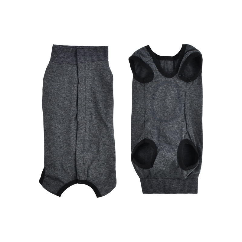 Post-operative dog bodysuit, medical bodysuit for dogs, wound protection recovery suit, anti-licking, e-collar alternative, breathable one-piece pet sleepsuit (A, M)