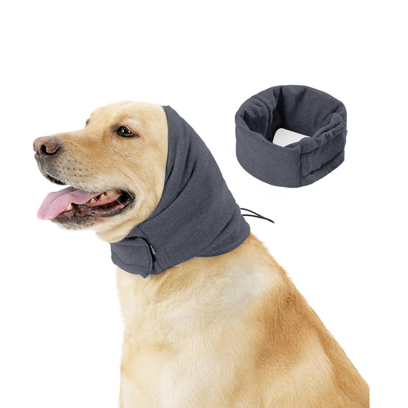 Dog Ear Protection, Dog Ear Muffs & No Shake Ear Wrap, Adjustable Earmuffs for Pets, Noise Protection, Dog Earmuffs, for Noise Reduction, Anxiety Relief Calming