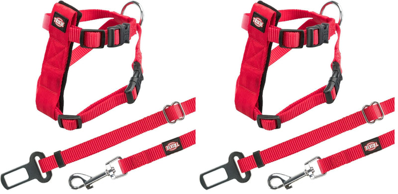 Safety Cat Belt and Belt 20-50cm Red (Pack of 2) 1 Stück (2er Pack)