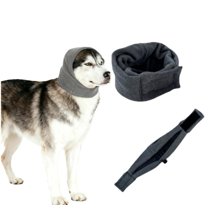Dog Ear Muffs (M), Ear Protection Dogs, Adjustable Ear Protection with Insulation Function for More Peace in Fireworks, Thunderstorms and in Winter a 1