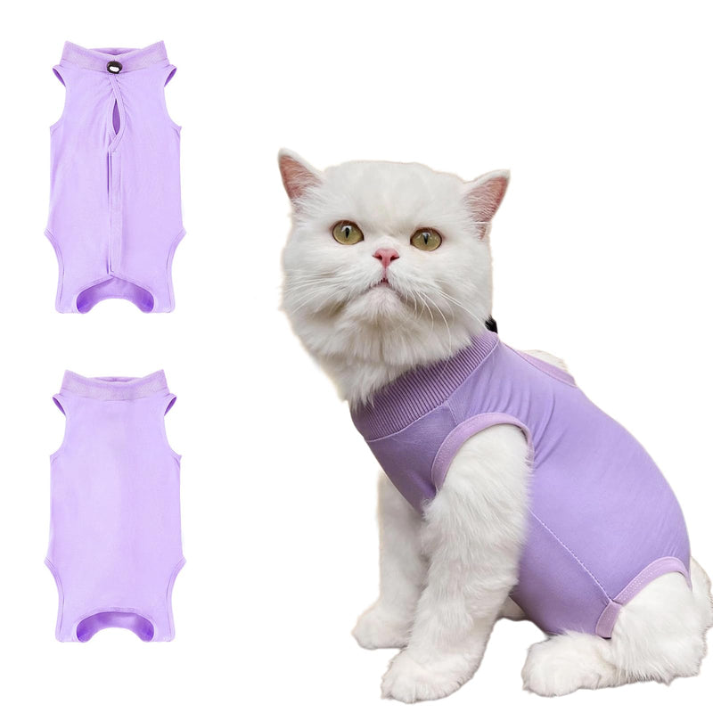 Cat Surgery Recovery Suit, Cat Body After Surgery, Castration Pet Medical Surgical Shirt, Surgery Recovery Suits, Cat Onesie for Anti Licking, Adjustable Sizes, Easy to Wear