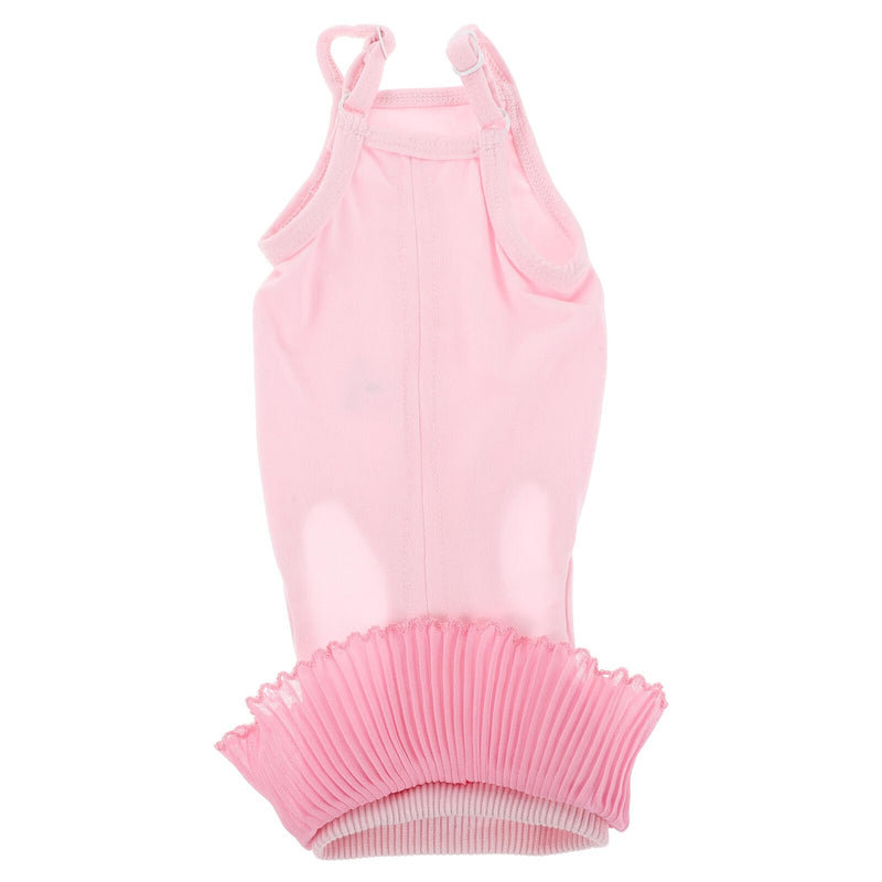 Abaodam Surgical Suit for Cats, Breathable Full Body Recovery Suit, Elastic Surgical Body for Kittens after Neutering, Pink (s), Protection against Wound Licking and Skin Irritations