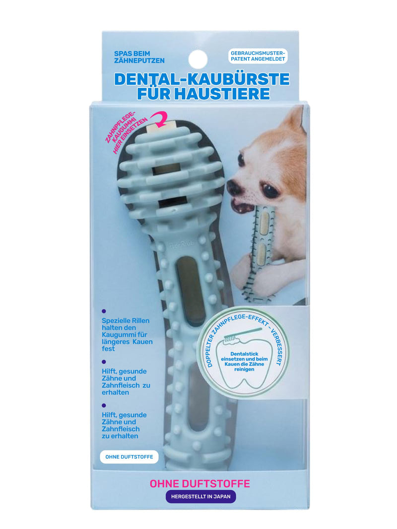 Dog Toothbrushes Toy 2-in-1 - Chew Toy for Teeth Cleaning & Gum Massage - Interactive Dental Care for Dogs - Robust & Durable for Daily Dental Care single head toothbrush