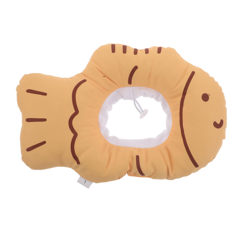 INOOMP Soft Elizabethan-Style Cat Collar to Prevent Licking and Scratching, Made of Polyester, Adjustable Donut Shape, Protects Cats and Kittens After Surgery