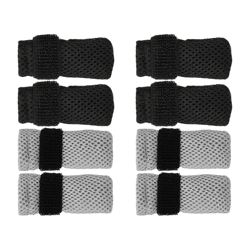 8 pieces of polyester cat paw protectors to prevent scratches and keep paws warm, pet grooming supplies, cat shoes for walking