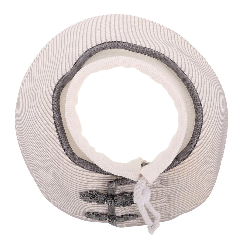 VICASKY Adjustable Elizabethan Pet Neck Collar Soft Breathable Protective Collar for Dogs and Cats Leak and Bite Protection Flexible Recovery Collar with Drawstring Visible