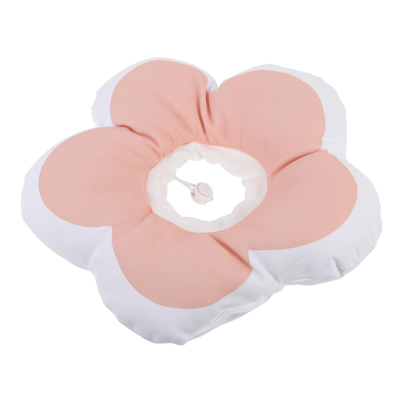 SOLUSTRE Flower-Shaped Cat Collar Made of PP Cotton Anti-Leak Protective Collar for Cats in Recovery Phase Pink Pet Collar