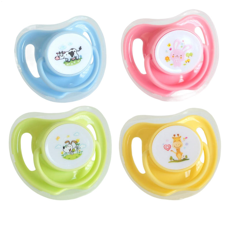 Pacifier for Kittens | Puppy Toy, 4-Piece Teat Set, Cute Silicone Chew Toy | Safe Teething System for Pets, Protective Dust Protection Set