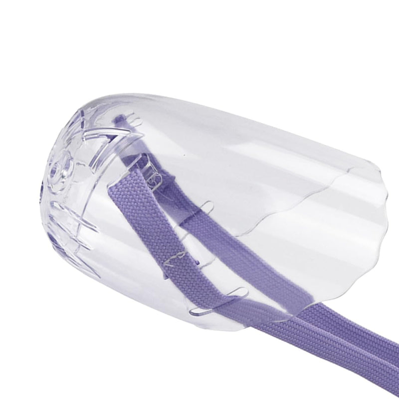 Luxshiny cat muzzle made of PP, adjustable and prevents barking, for cat grooming and vet visits, protective muzzle for cats