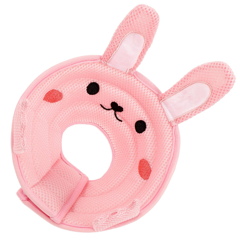 Breathable cat collar with bunny ears made of polyester. Comfortable and allows free movement. Protective recovery collar for post-operative protection for cats.