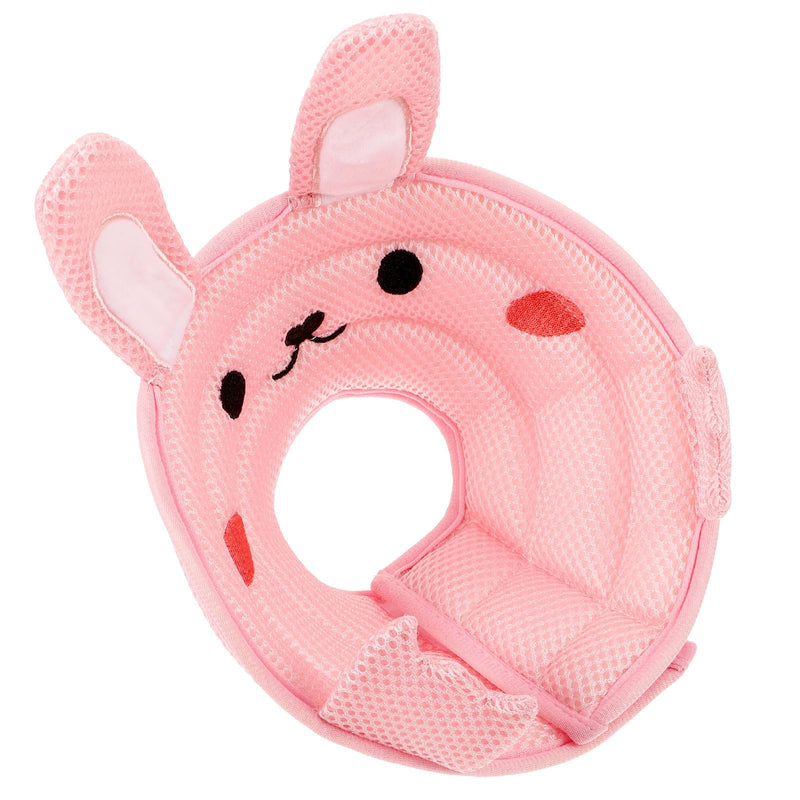 DOITOOL Breathable Pink Cat Collar with Bunny Ears Made of Polyester Prevents Scratching and Provides Comfortable Recovery After Surgery
