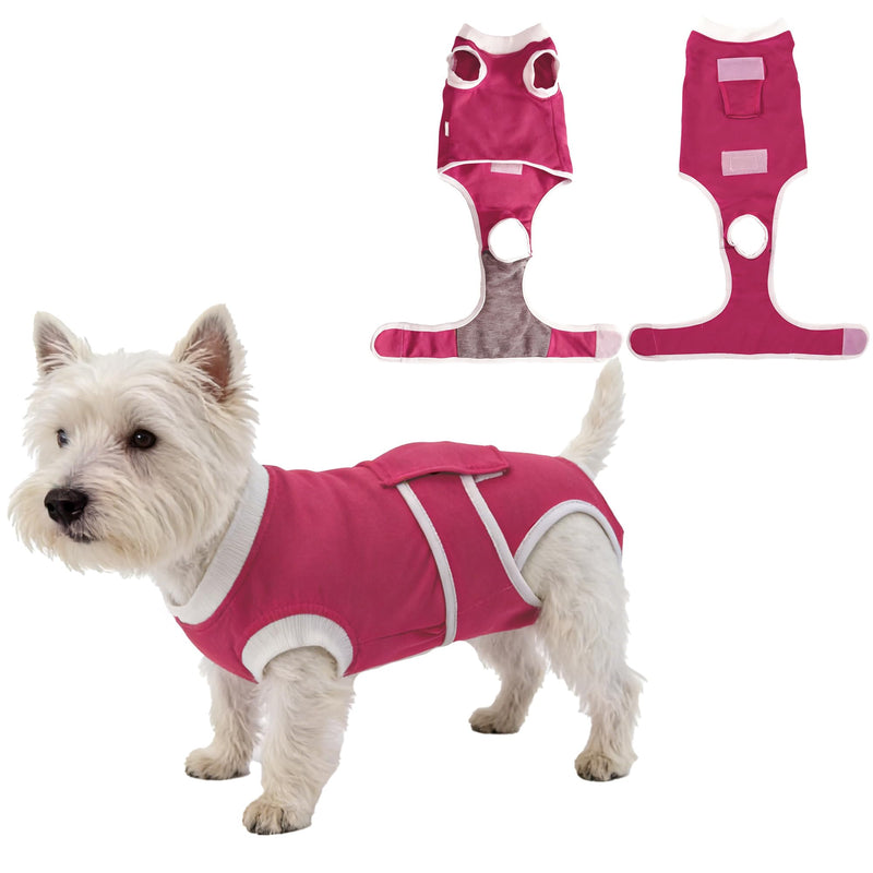 Dog Body After Surgery for Female and Males, Surgical Body Dog Castration Protection & Lick Protection Dog Bodysuit, Soft Surgical Protective Suit Alternative to Funnel for Small Medium Dogs