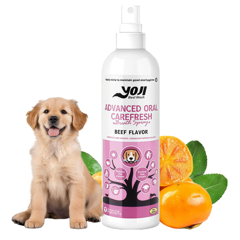 200 ml spray for teeth cleaning for dogs and cats, dental care spray for dogs and cats, dental spray against pet dental care, against bad breath, for fresh breath