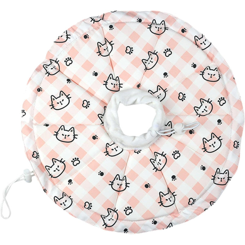 Cabilock Adjustable Cat Collar for Recovery with Soft Sponge Prevents Wound Aggravation After Surgery for Cats and Pets