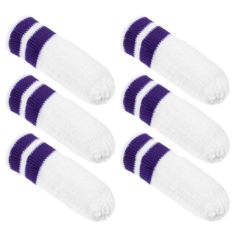 CLISPEED Dental Cleaning Cloths Finger Cots 6 Pieces Nylon for Dogs and Cats Soft Gentle Dental Care for Pet Grooming and Oral Hygiene