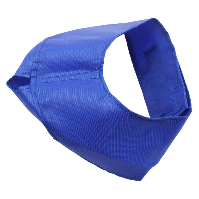 LALAFINA Nylon Cat Eye Mask, Bite-Resistant and Lightweight Eye Patch for Cats and Kittens, for Bathing and Manicures, Blue, Sizes L and S