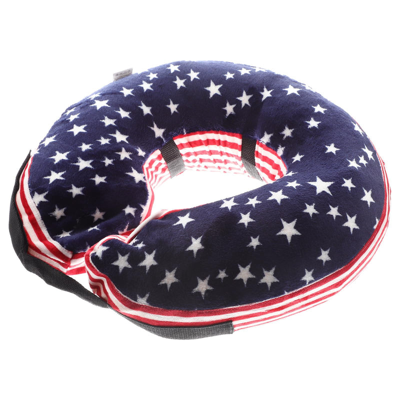 ULTECHNOVO Protective Pet Recovery Collar for Dogs and Cats with Fabric and PVC, Adjustable Neck Circumference 15-45cm for Surgical Recovery and Freedom of Movement