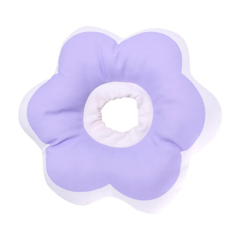 Cabilock Purple Cat Collar Made of PP Cotton Soft Adjustable Protective Collar for Wound Healing and Scratch Prevention for Pets with Simple Design