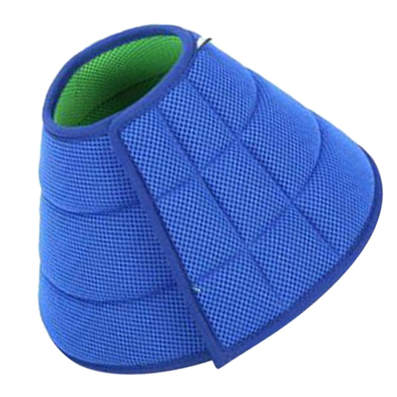 Protective neck collar for pets made of non-woven fabric. Prevents licking and biting. Easy to put on. Suitable for neck circumferences of 30-35 cm.