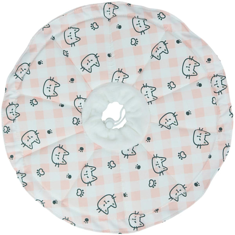LALAFINA Cat Cone Collar, Adjustable with Breathable Material, for Cats After Surgery, Suitable for Recovery and Protection Against Licking