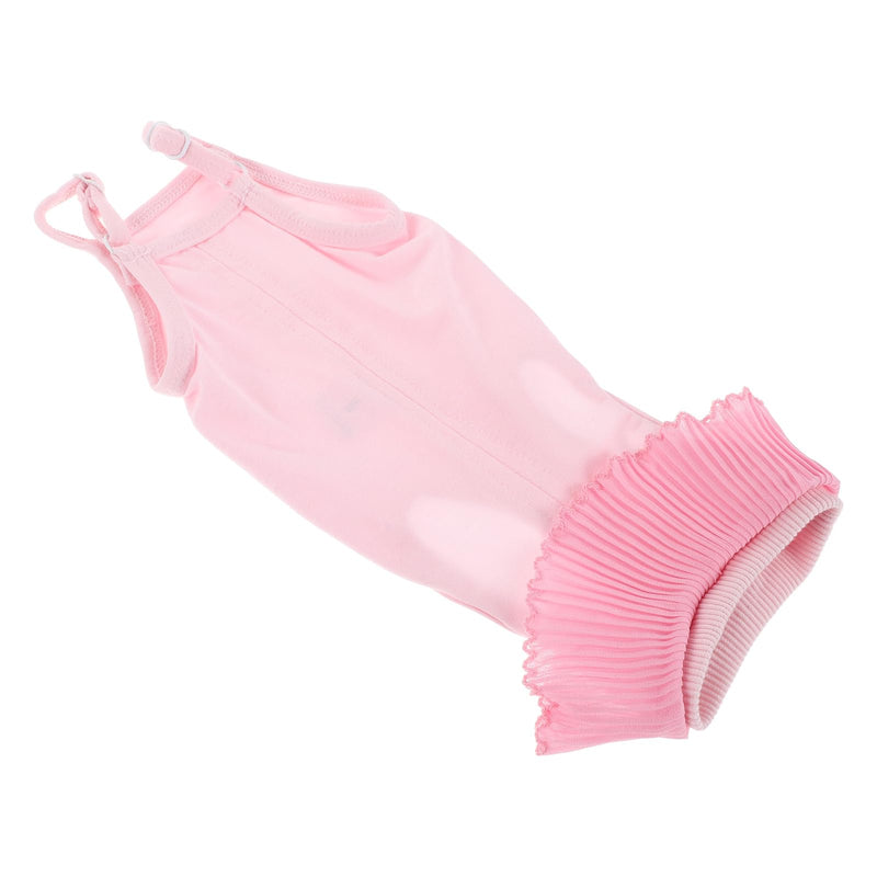 DOITOOL Cat Recovery Suit made of Breathable Modal Fabric for Postoperative and Rapid Healing, Pink Elastic Neutering Suit for Kittens