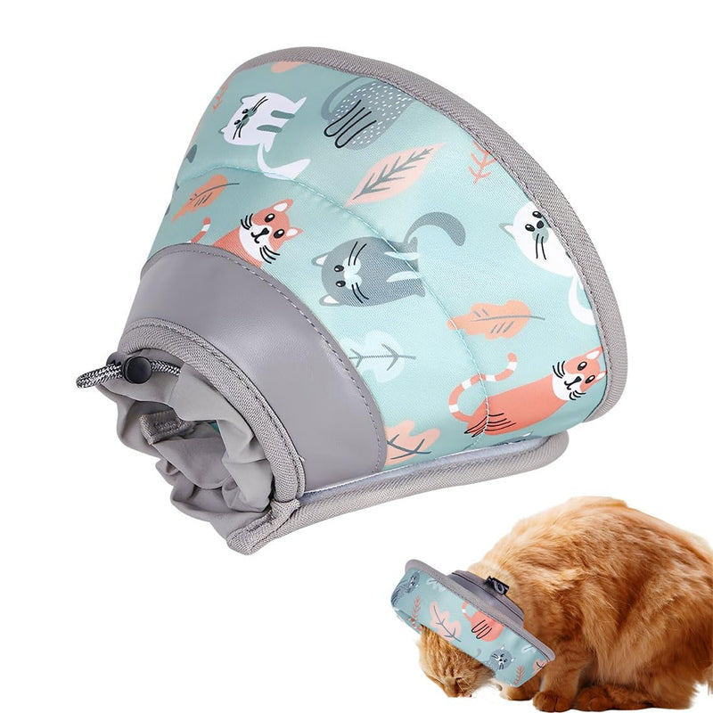 1 pc. Cat Neck Brace, Soft and Comfortable Protective Ring for Cats, Adjustable Neck Brace for Cats, After Surgery, For Wounds or Skin Problems