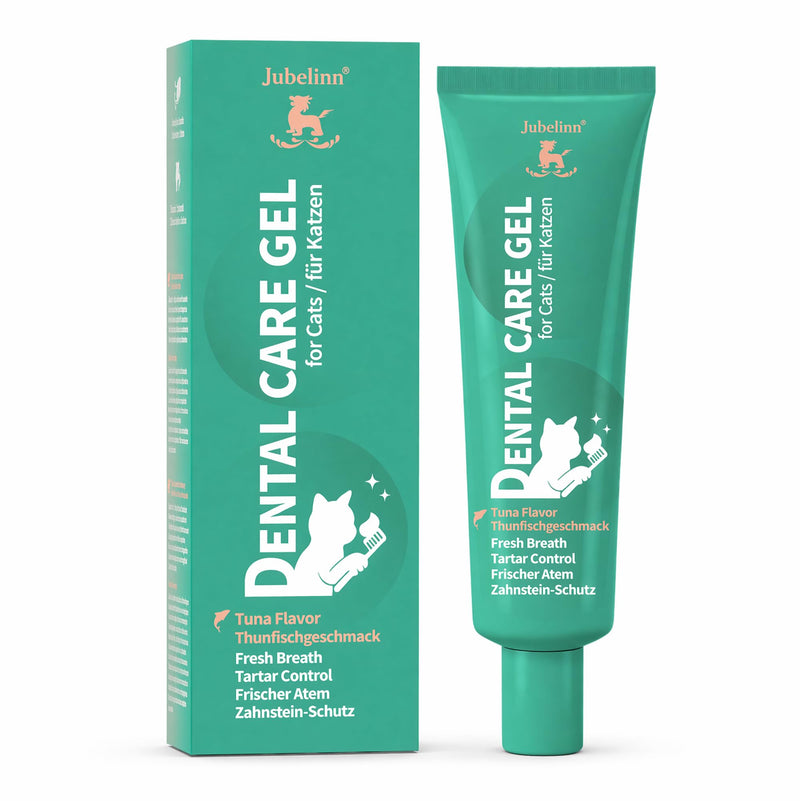 Cat toothpaste with tuna flavor - Promotes fresh breath & healthy oral hygiene - Prevents tartar & inflammation - Gentle formula - Dental Care Gel 60ml