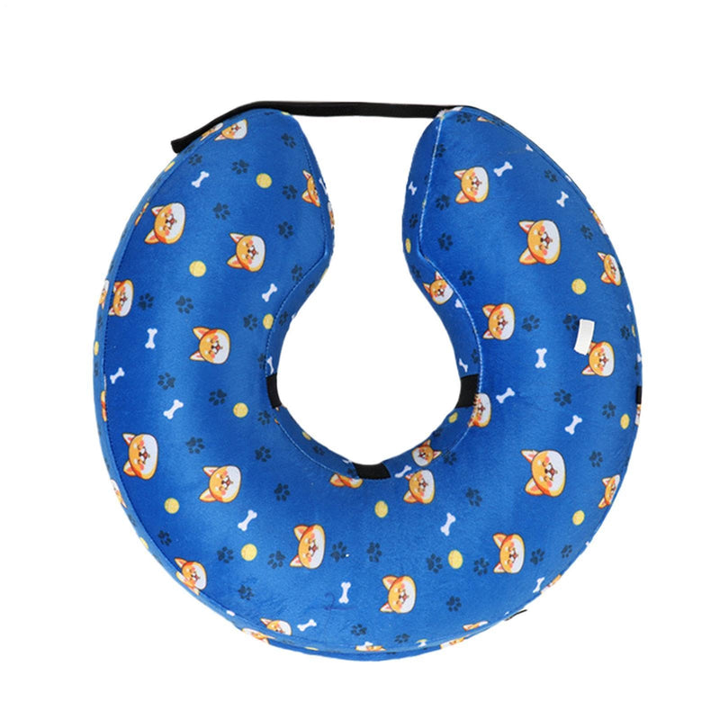 Soft cone for dogs, adjustable donut collar, anti-lick recovery aid for spray and rehabilitation healing accessories, grooming, veterinary training tool, swimming safety collar