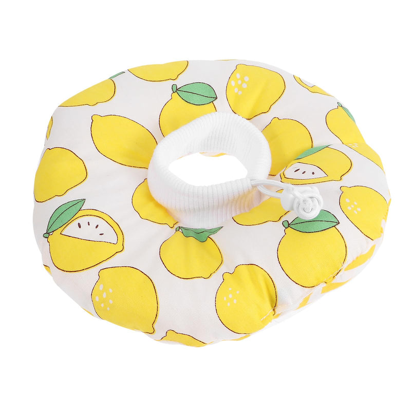 SEWACC Cotton Recovery Collar for Cats with Cute Cartoon Cone Protects Wounds After Surgery Prevents Licking and Scratching During Recovery Time