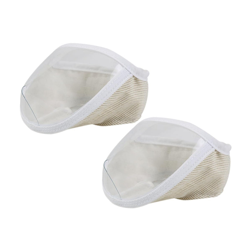 ULTECHNOVO 2 Pieces Transparent Grooming Muzzles made of Polyester for House Cats and Kittens User-friendly and Practical for Indoor Cat Accessories and Grooming