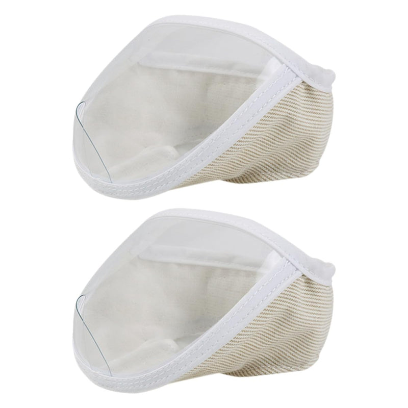 Garneck 2-Pack Portable Cat Muzzles Made of Breathable Polyester, Washable, Practical Grooming Muzzle for Cats and Kittens for Home Use and Injections