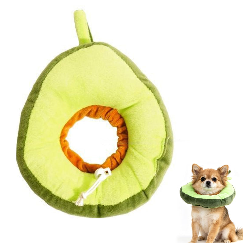 Avocado Cat Collar，Lick Protection, Soft Cat Collar, After Op Cone Collar, Lightweight Protective Collar for Puppies (green, L)