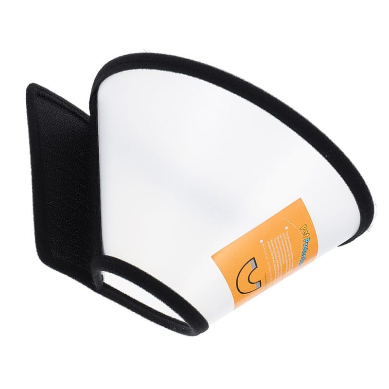 SOLUSTRE Adjustable Soft Pet Protective Collar made of Breathable PP Material for Cats and Dogs. Comfortable and safe against licking and biting in everyday life.