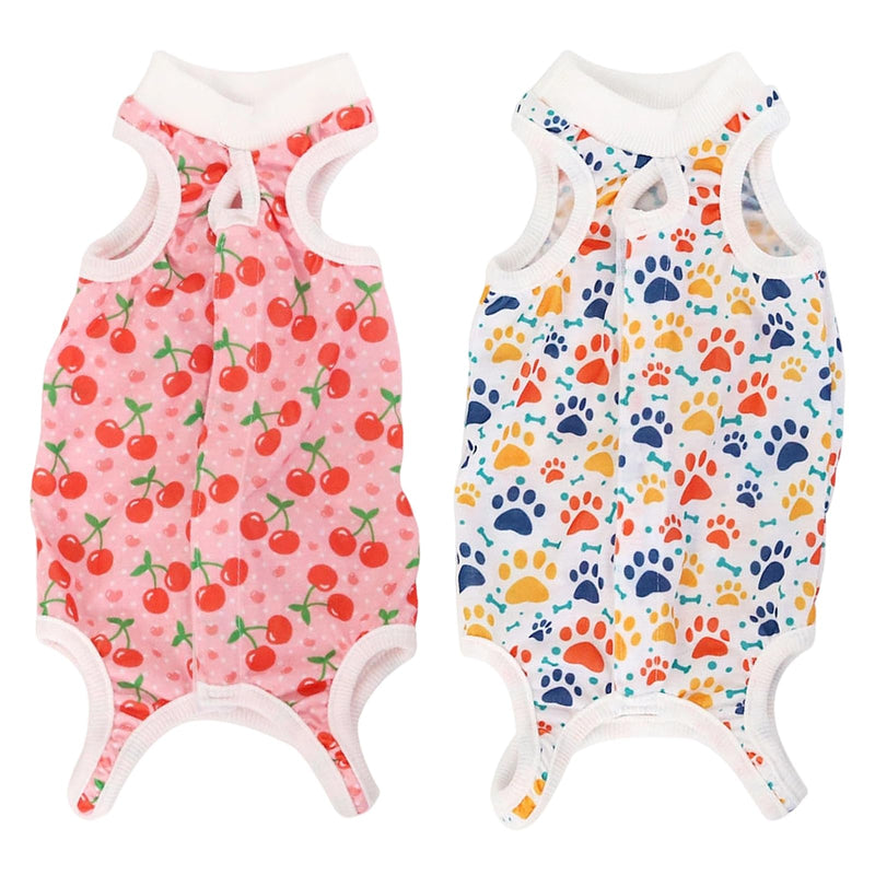 2PCS dog bodysuit after surgery, bodysuit for dogs, wound protection suits for dogs, dog castration for small medium-sized dogsÔºàMÔºâ