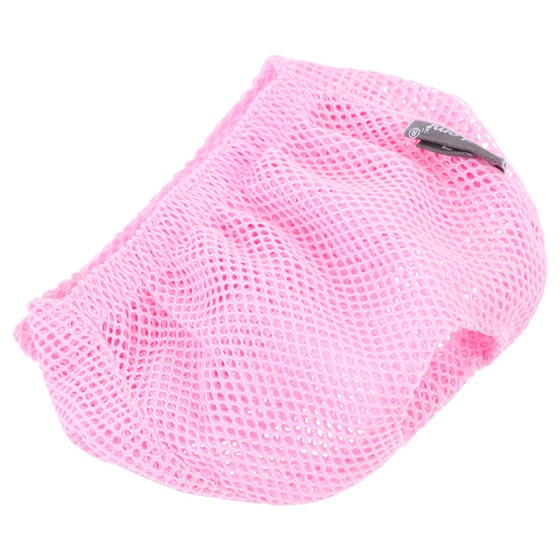 SOLUSTRE Practical cat muzzle made of polyester in pink, anti-bite protection for kittens, for use in pet shops and injection sites