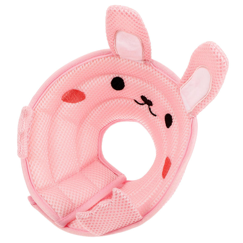 SEWACC Breathable Bunny Ear Recovery Cone made of Polyester for Cats Adjustable Protective Collar Prevents Licking and Biting After Surgery